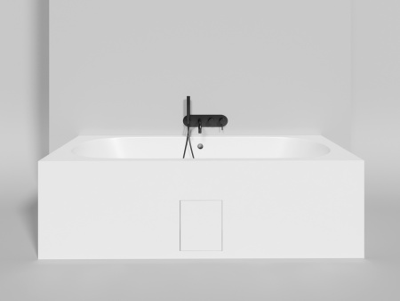 Ванна из искусственного камня Salini ORNELLA 103422M 190х90 встраиваемая прямоугольная с ножками